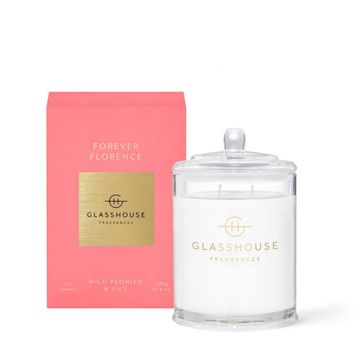 Glasshouse Fragrances Forever Florence Soy Candle 380g